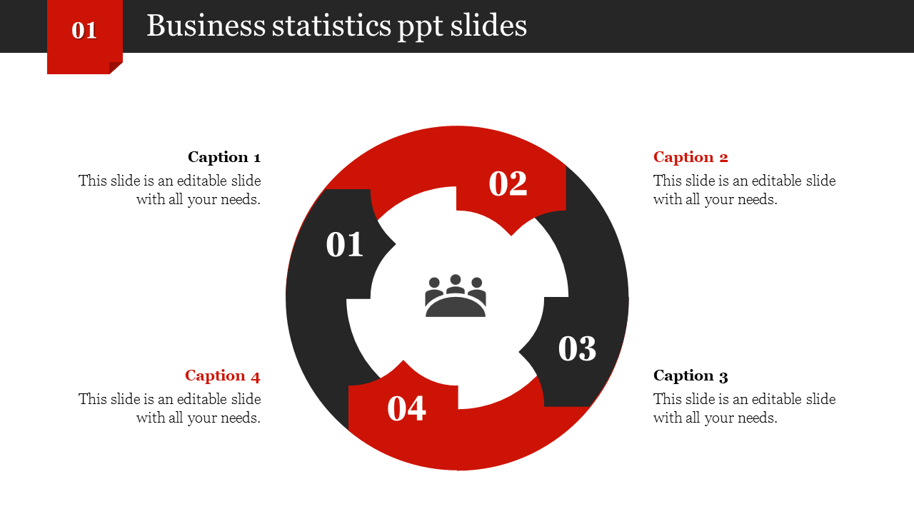 Innovative Business Statistics PPT Slides Template